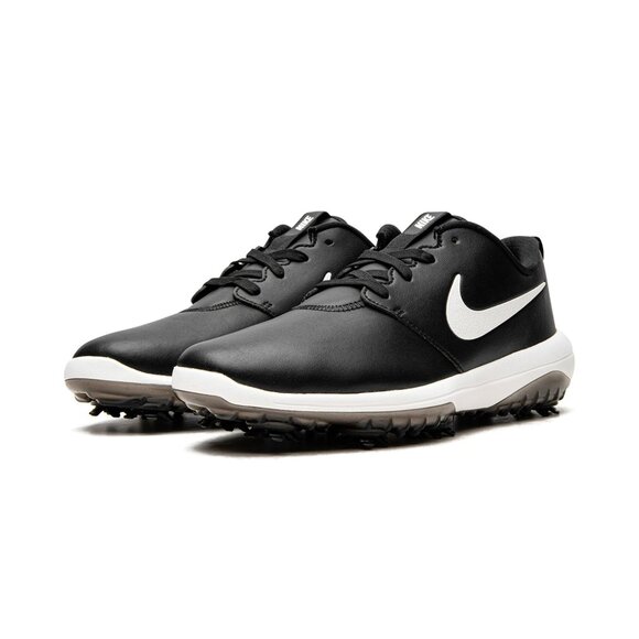 Nike Men's Roshe G Tour Leather Golf Cleats AR5580-001 Black Size 9 - Picture 1 of 6